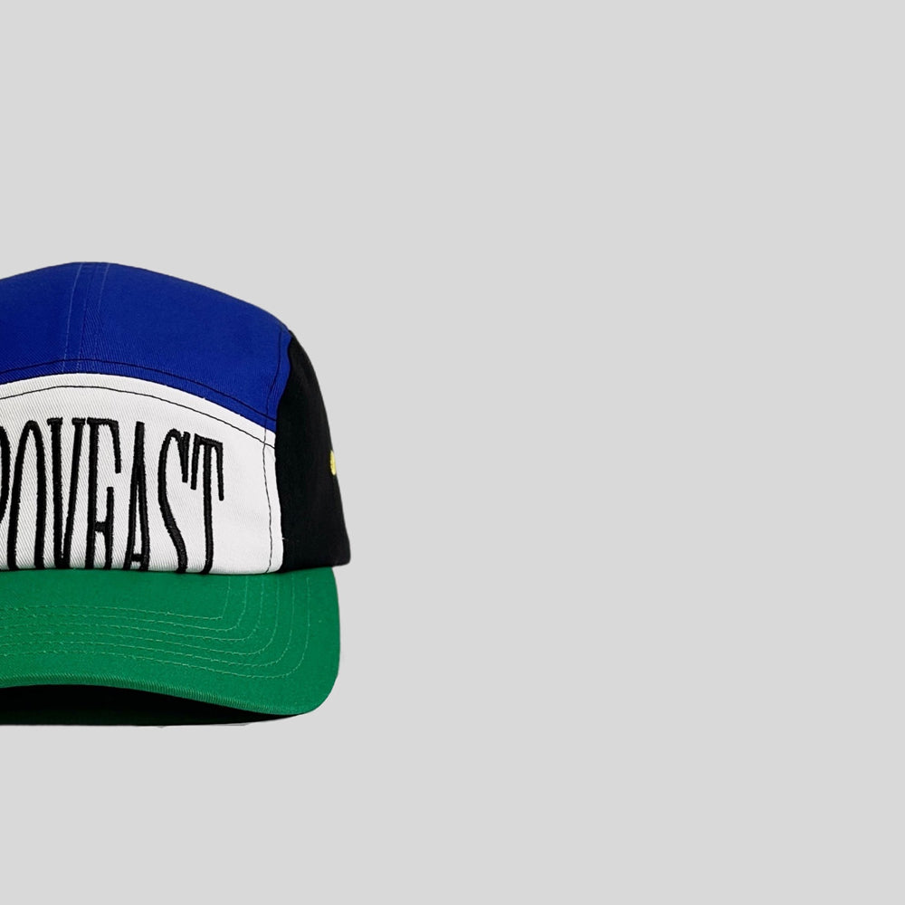 Color Block Letter 5 Panel Cap