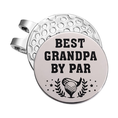 Golf Style Magnetic Metal Hat Clip Detachable Magnetic Round Ball Position Marker