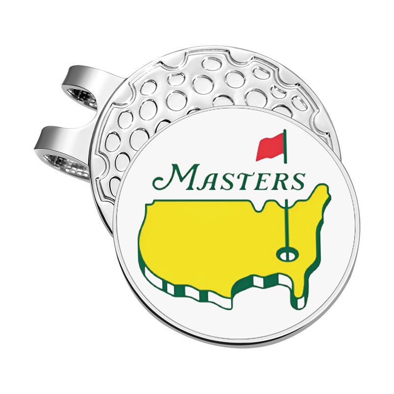 GOLF Metal Magnetic Ball Position Marker Personalized Golf Hat Clip Decoration