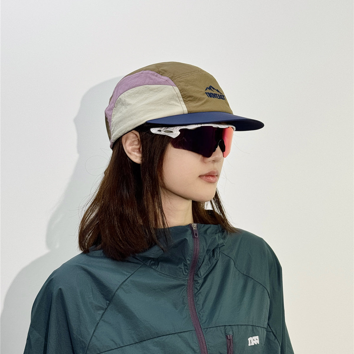 Five-Panel Quick-Dry Hat Outdoor Sun Protection Breathable Hiking Hat Baseball Cap