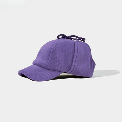 Polar fleece ear protection hat for outdoor cycling warmth