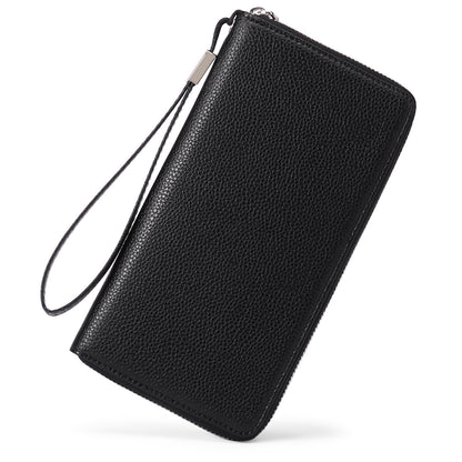RFID Large Capacity Clutch Bag PU Bank Card Holder Wallet
