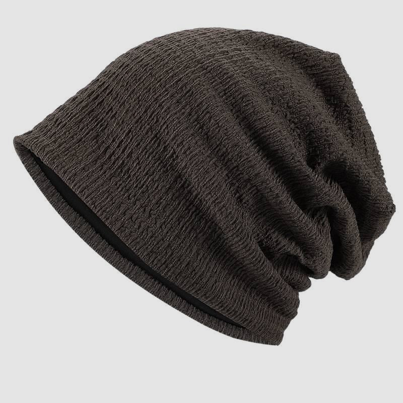 3D Texture Thin Beanie Hat