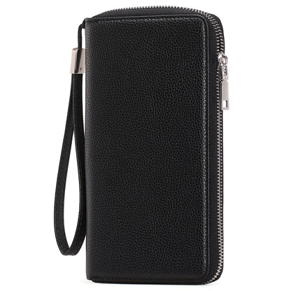 RFID Large Capacity Clutch Bag PU Bank Card Holder Wallet