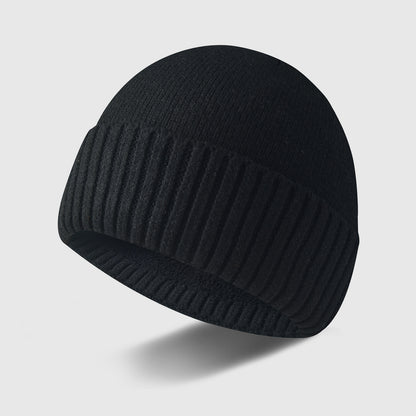 Anti-pilling Neutral Wind Stretchy Fleece-lined Beanie