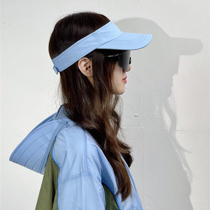 Lightweight Breathable Quick-Dry Visor Cap Outdoor Sports Visor