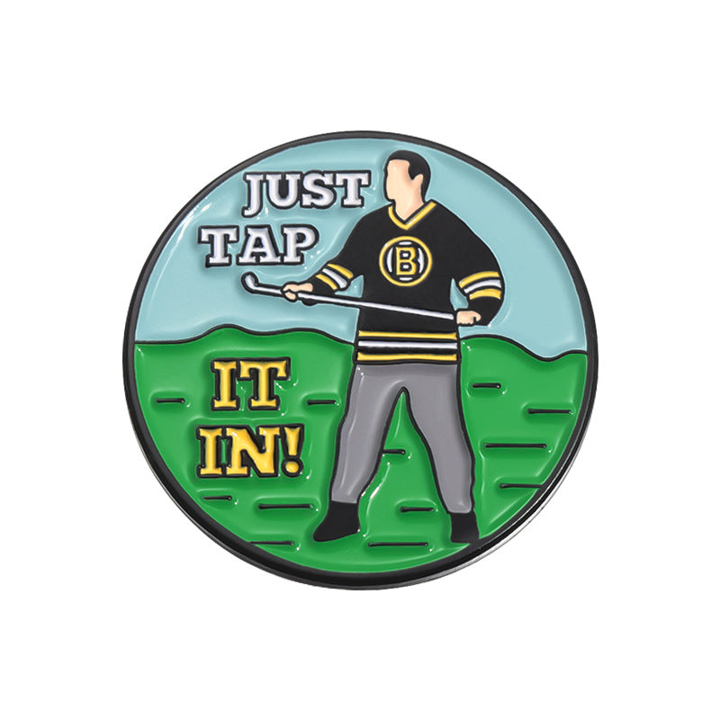 Golf Series Metal Magnetic Ball Marker Hat Clip