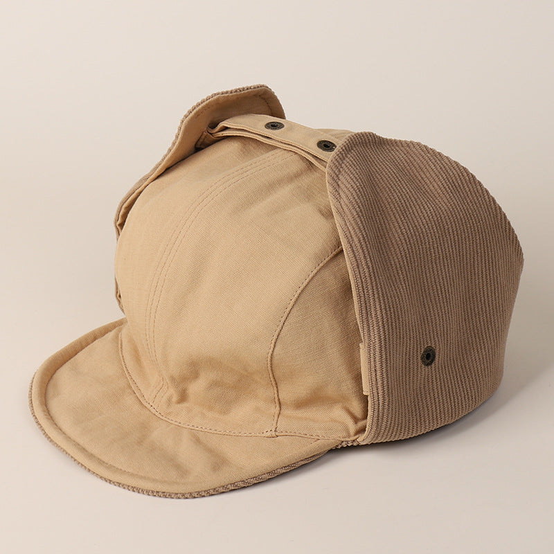 Reversible Corduroy Warm Trapper