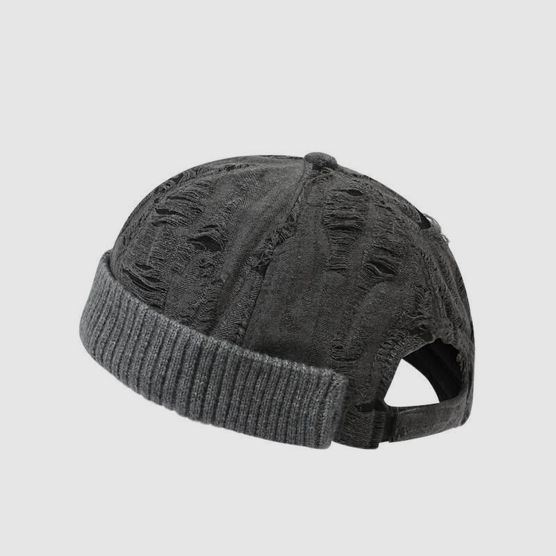 Wasteland Style Distressed Frayed Docker Cap