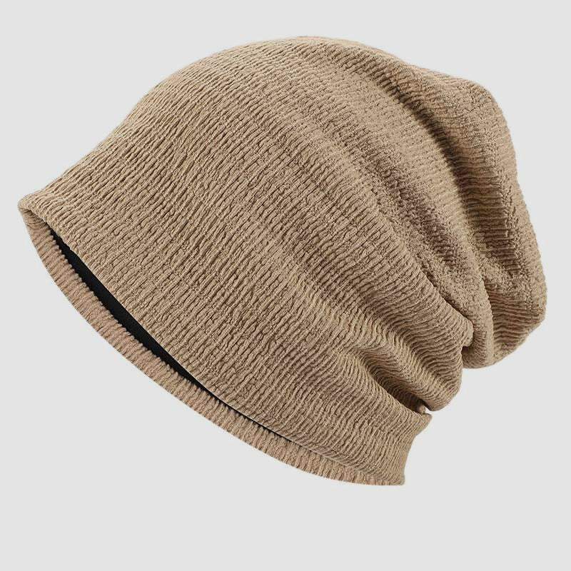 3D Texture Thin Beanie Hat