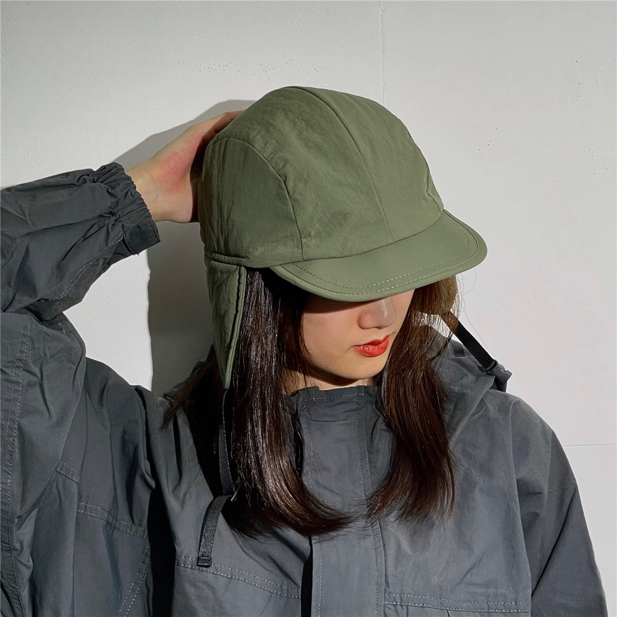 Winter Waterproof Fleece Cap with Ear Protection for Skiing & Cycling