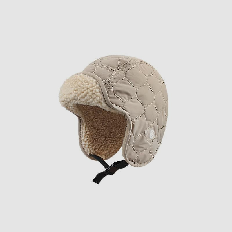 Reversible Lamb Wool Aviator Hat