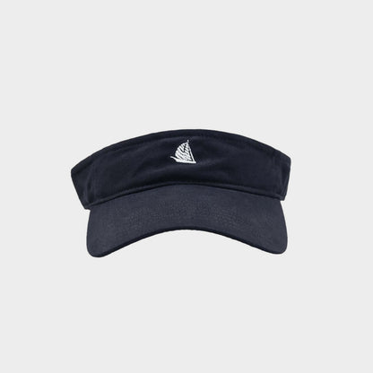 Embroidered Sailboat Visor Cap Breathable