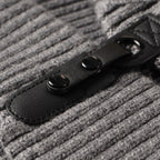 Core-spun Yarn Wool Ski Hat Solid Color Warm Head Wrap Hat