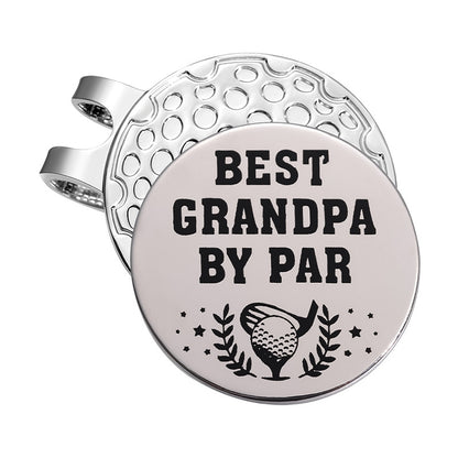 Golf Style Magnetic Metal Hat Clip Detachable Magnetic Round Ball Position Marker