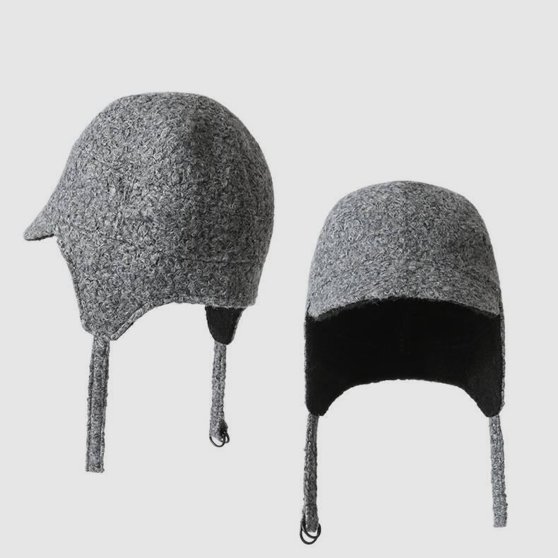 Plain Teddy Fleece Aviator Hat