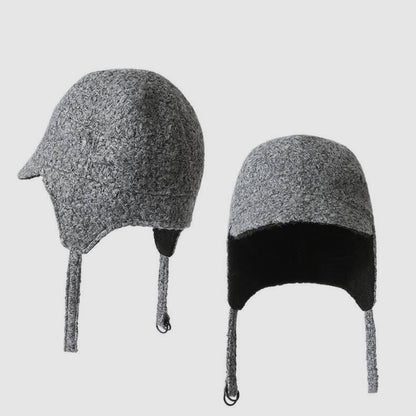Plain Teddy Fleece Aviator Hat