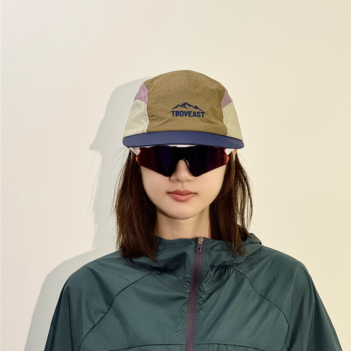 Five-Panel Quick-Dry Hat Outdoor Sun Protection Breathable Hiking Hat Baseball Cap