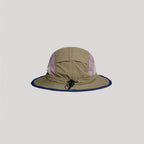 Adjustable chin cord bucket hat with rear fitting detail