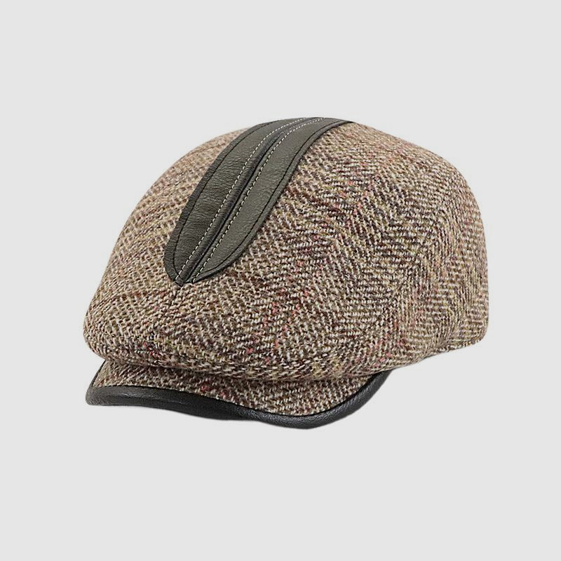 Patchwork Retro Flat Cap