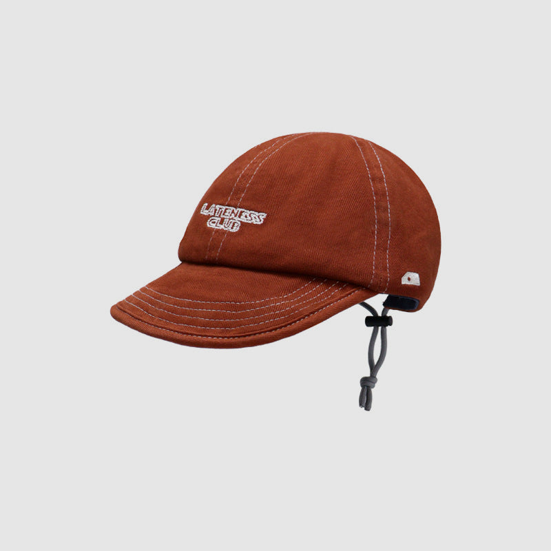 Orange Cotton Couple Baseball Cap
