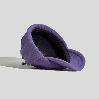 Polar fleece ear protection hat for outdoor cycling warmth