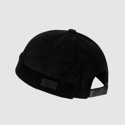 Retro Corduroy Docker Cap