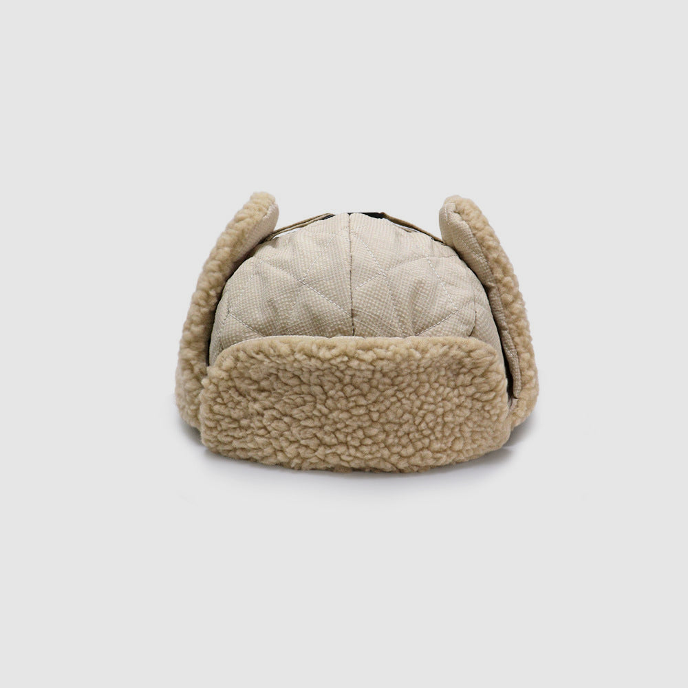 Thick Fleece Ear-Flap Trapper Hat for Cycling & Hiking