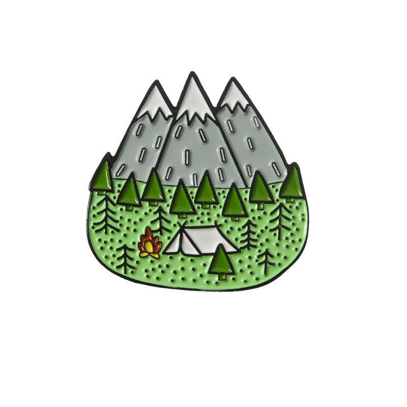 Irregular Badge Accessories Coat Hat Decoration