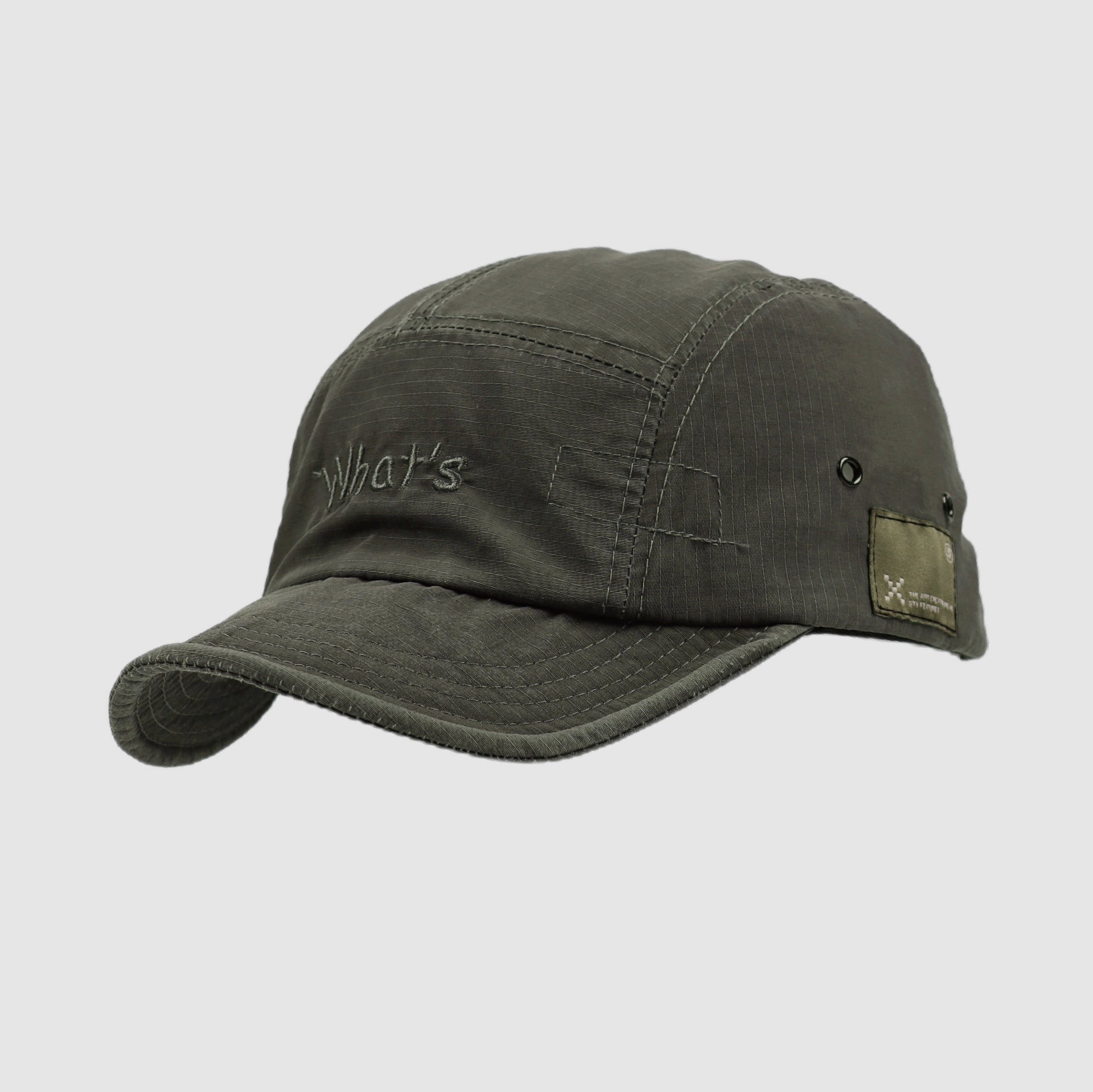 Thin Short Brim 5 Panel Cap