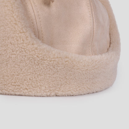 Suede Women's Ear Protection Windproof and Coldproof Hat