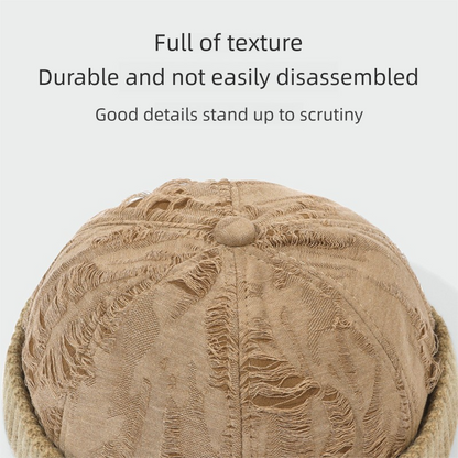 Wasteland Style Distressed Frayed Docker Cap