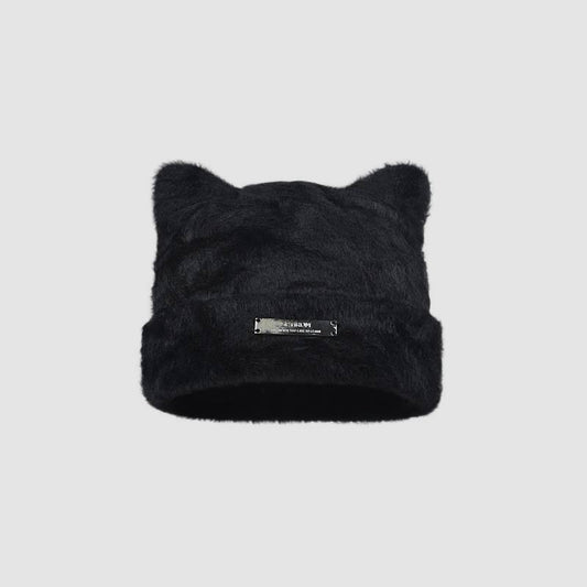 Imitation Mink Fur Knitted Hat Cold Hat