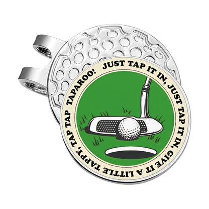 GOLF Metal Magnetic Ball Position Marker Personalized Golf Hat Clip Decoration