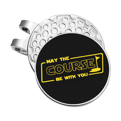 Golf Series GOLF Metal Magnetic Cartoon Ball Position Marker Personalized Hat Clip
