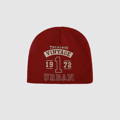 Retro 1972 Letter Knit Beanie