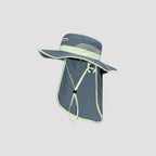 Breathable fishing sun hat with neck flap, lightweight hiking hat designed for outdoor sun protection