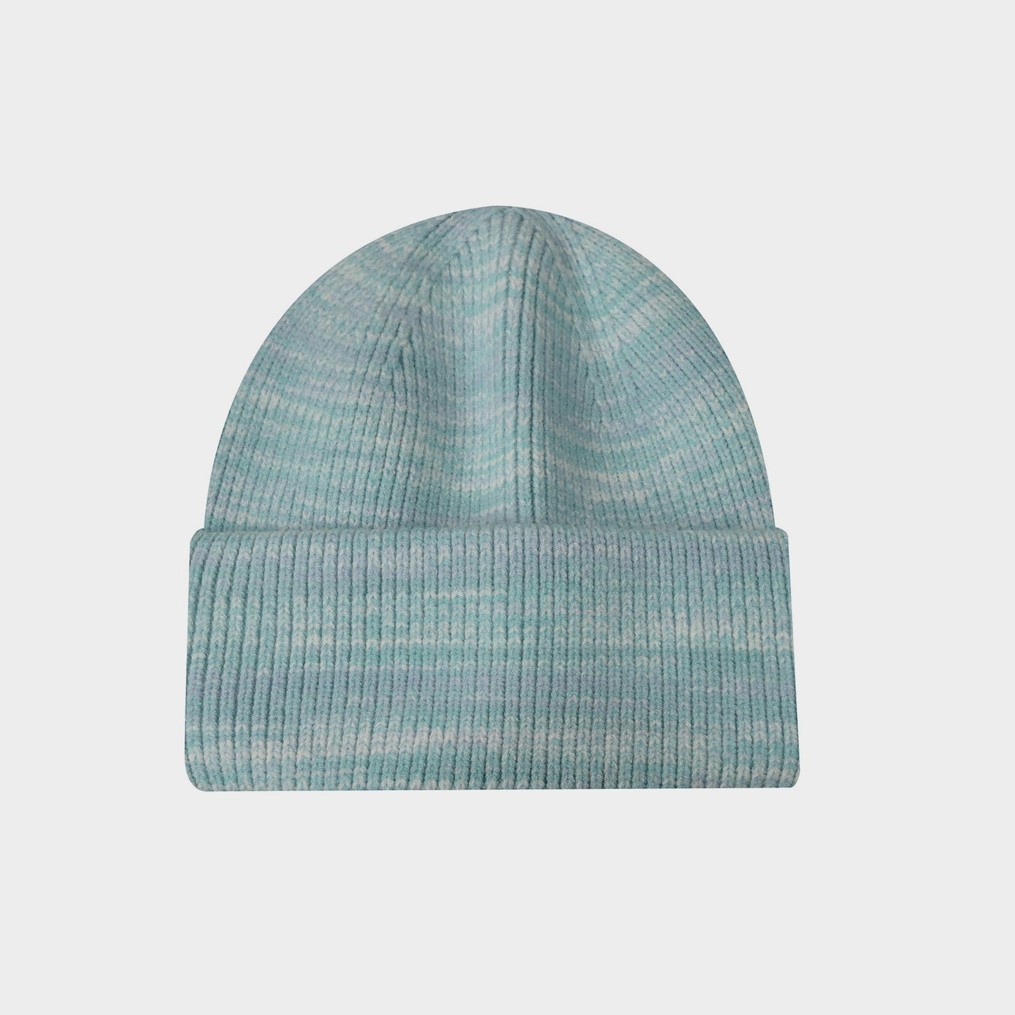 Rabbit Wool Core Spun Yarn Knitted Hat Double Folded Edge Wool Hat