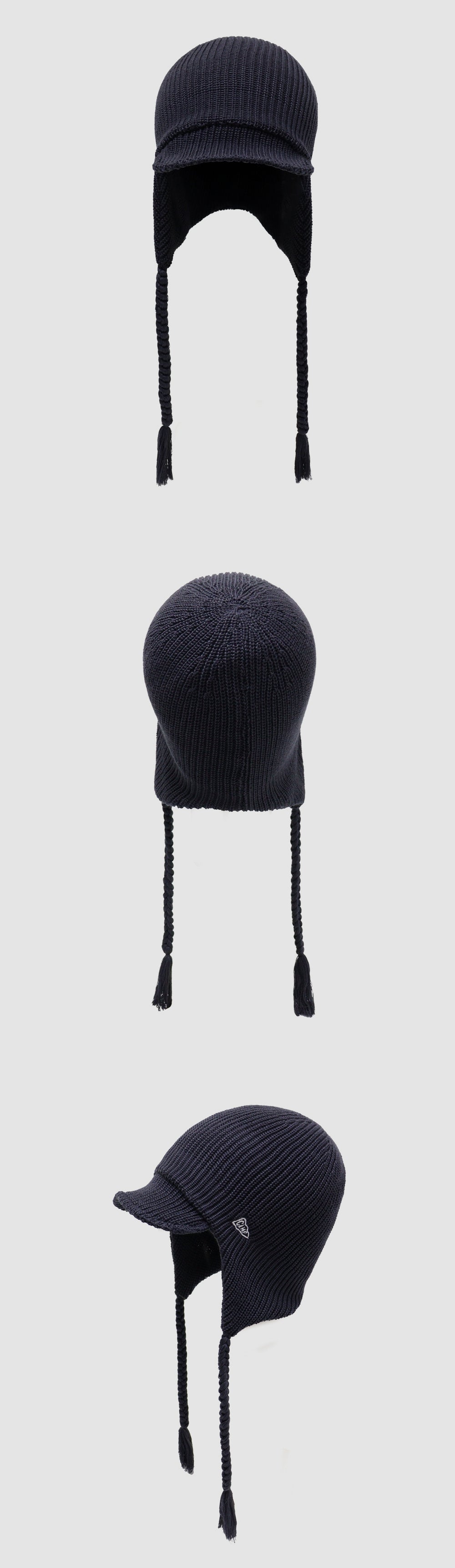 Cycling & Commute Knitted Tassel Ear Flap Hat