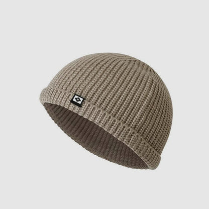 Plain Cuffed Warm Docker Cap