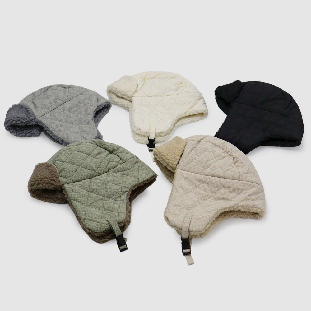 Thick Fleece Ear-Flap Trapper Hat for Cycling & Hiking