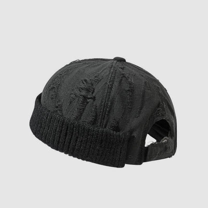 Wasteland Style Distressed Frayed Docker Cap
