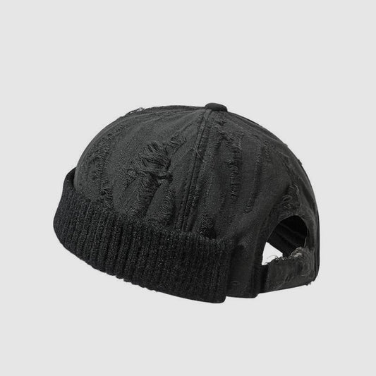 Wasteland Style Distressed Frayed Docker Cap
