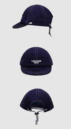 Orange Cotton Couple Baseball Cap