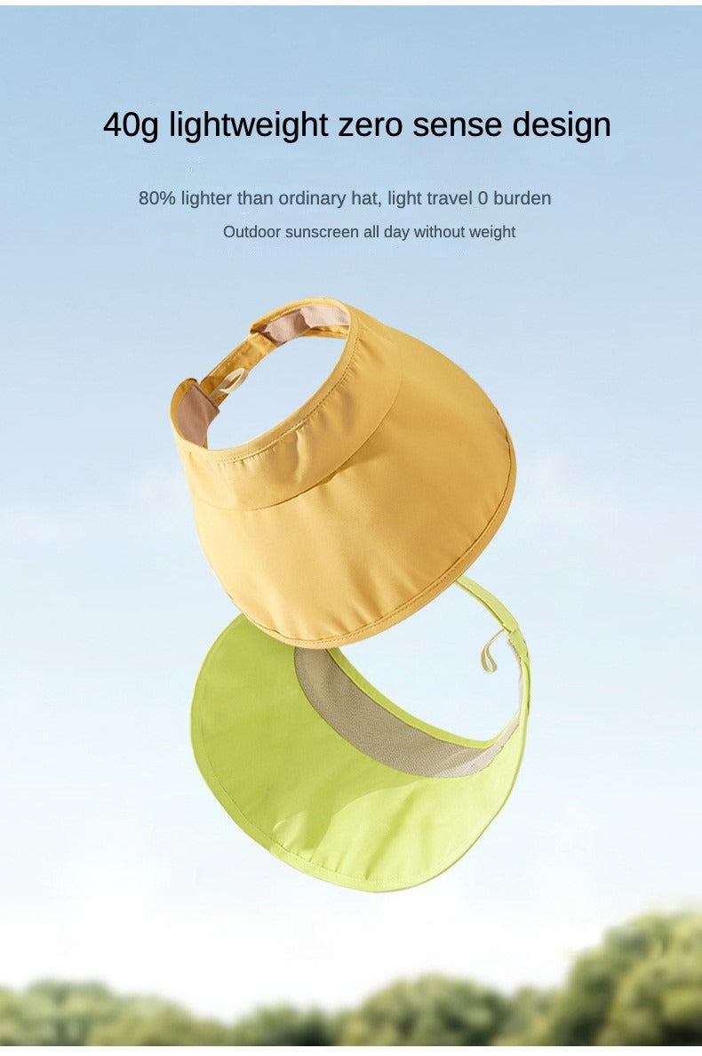 Lightweight Quick-Dry UV Protection Wide Brim Sun Hat Foldable Visor Hat Outdoor Hat for Cycling