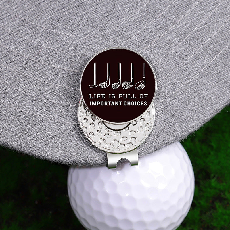 Magnetic Ball Marker Metal Golf Ball Marker Hat Clip Golf Cap Accessories