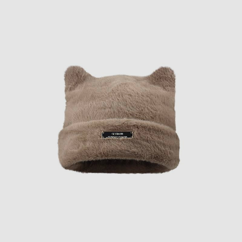 Imitation Mink Fur Knitted Hat Cold Hat