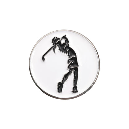 Alien Metal Magnetic Ball Position Marker Personalized Golf Hat Clip