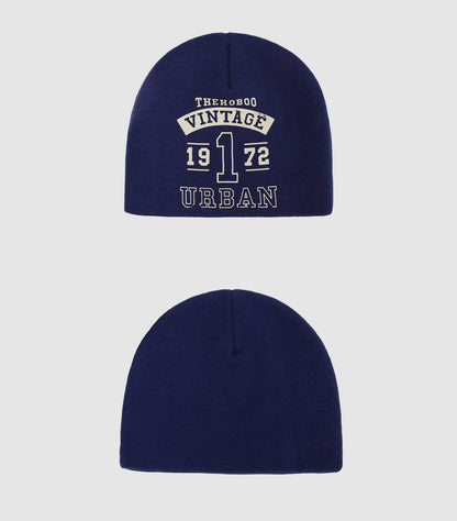 Retro 1972 Letter Knit Beanie