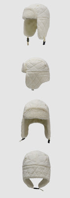 Thick Fleece Ear-Flap Trapper Hat for Cycling & Hiking